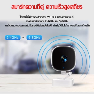 Q1 4K กล้องจิ๋ว ไวไฟในตัว ดูผ่านมือถือ การมองเห็นตอนกลางคืนที่ชัดเจน กล้องวงจรไรสาย กล้อง