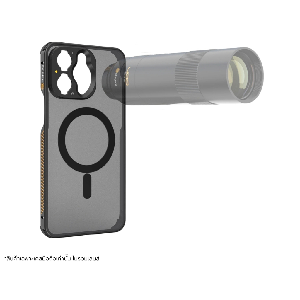 Fotorgear Phone Case เคส 15 Pro/ Pro Max แบบ MagS afe พร้อมระบบ T-Mount ติดตั้งเลนส์เสริม ฟิลเตอร์