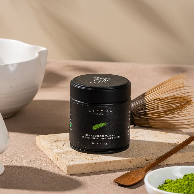 Yuzu House x GEICHA | Matcha Powder 40 G. ผงมัทฉะเกรดพิธีการ 100% [แบบกระปุก]
