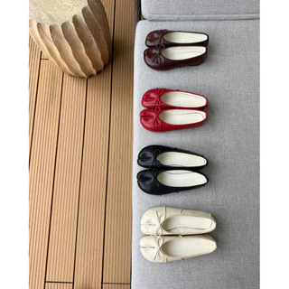 [พร้อมส่ง] WEAR.SOUL #S694-CLEO Tabi Bow Flats รองเท้าแฟลต รองเท้าส้นแบน
