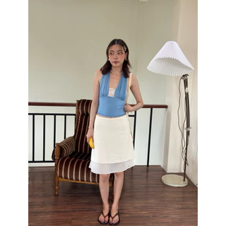 Vynn - Cupid Lace Halter Top เสื้อคล้องคอ แต่งลูกไม้