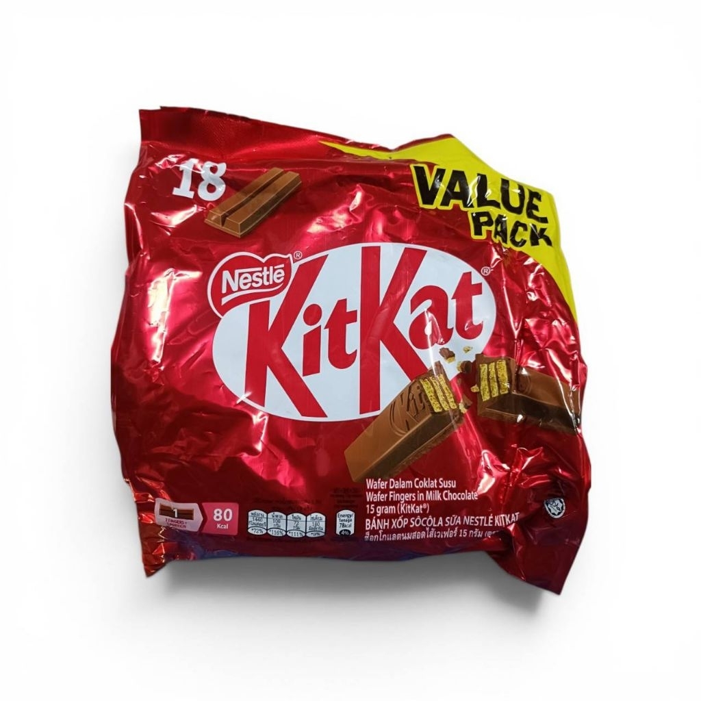 Kitkat ช๊อกโกแลต 270g บรรจุ 18ห่อ