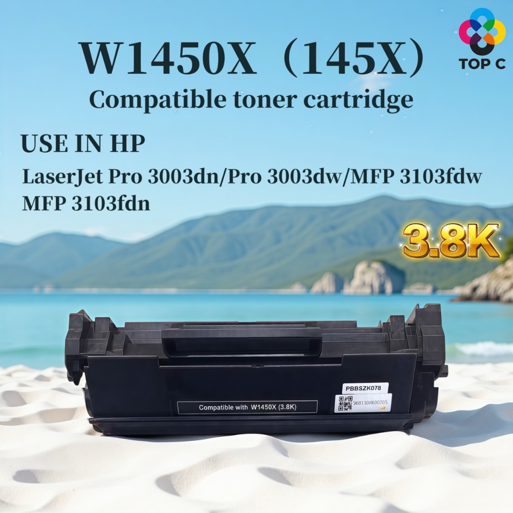 หมึกเทียบเท่า W1450X (145X) /หมึก hp 145/w1450a HP LaserJet Pro 3003dw/3003dn /MFP 3103fdw