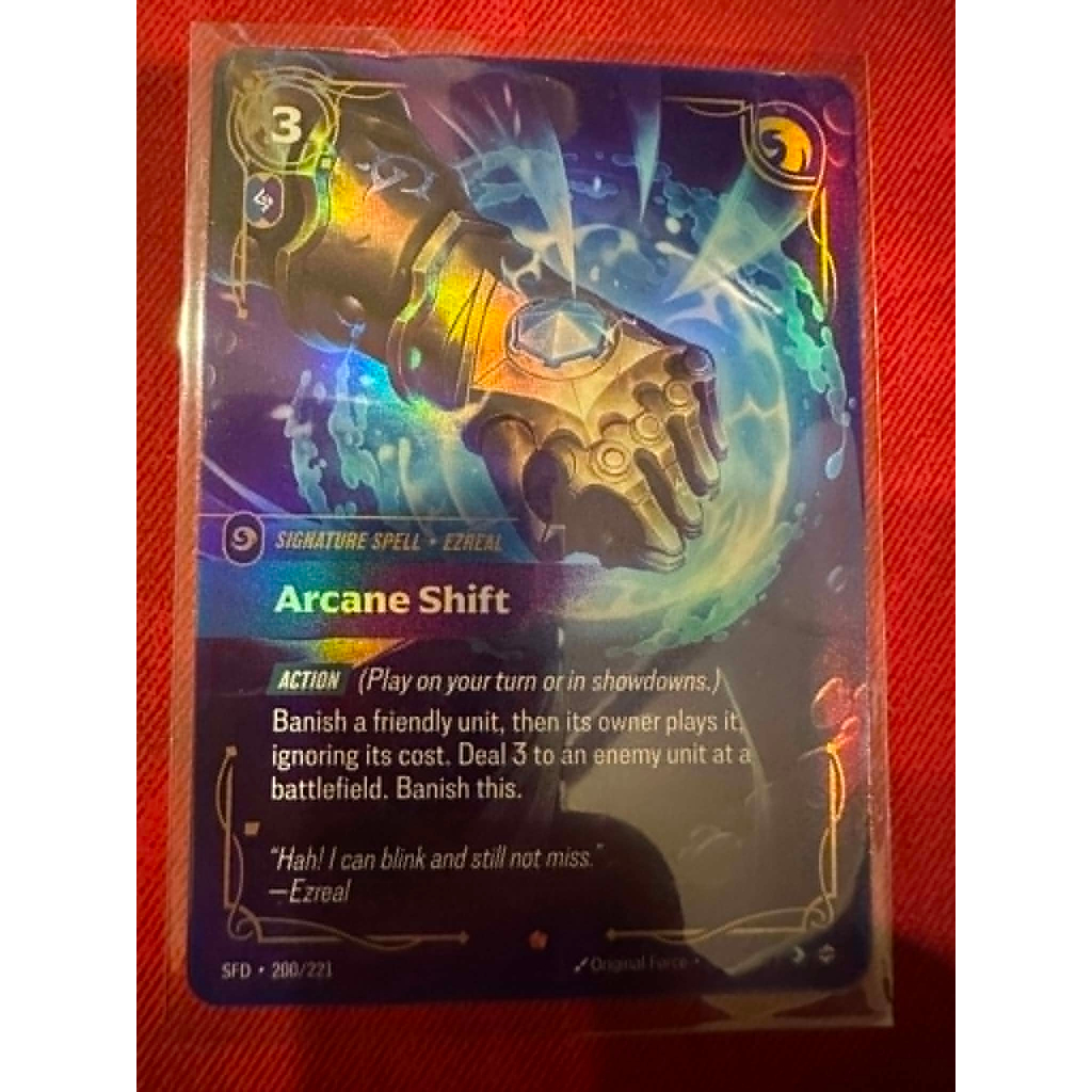 Arcane Shift Riftbound TCG League of Legends Card Game ระดับ Epic ชุด Spiritforged