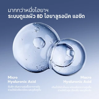 PAPA FEEL 8D HYALURONIC ACID PEPTIDE HYDRATING FIRMING SERUM 40 มล.
