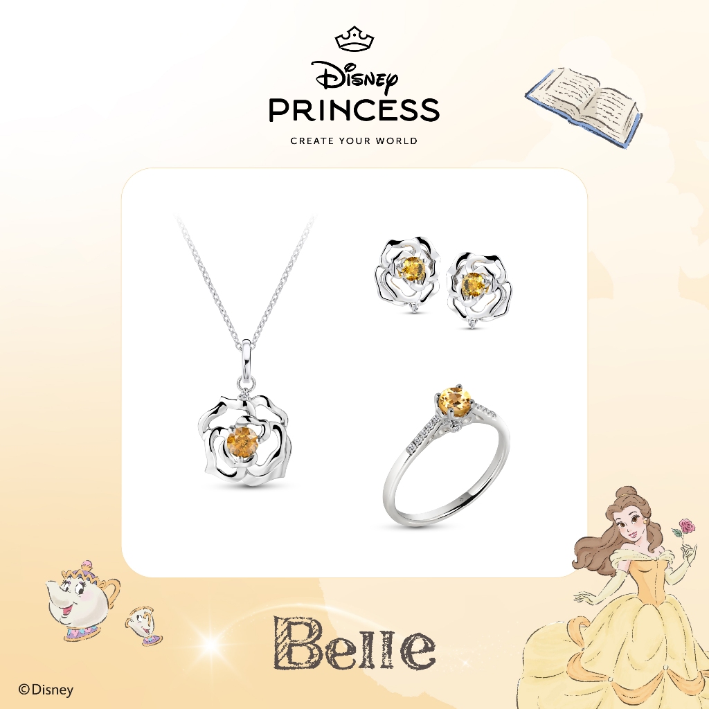 Aurora Diamond  Disney Collection Belle Set (DNDY002_B),(DEDY002_B),(DRDY002_B)(PMFGAAUDIA028) - 02