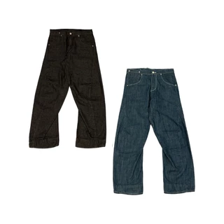 Whatdoubts Engineered jeans Balsam blue - Midnight black
