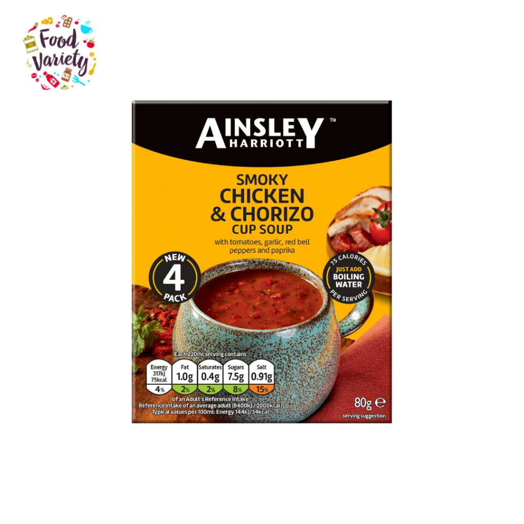Ainsley Harriott Smoky Chicken & Chorizo Cup Soup 80g