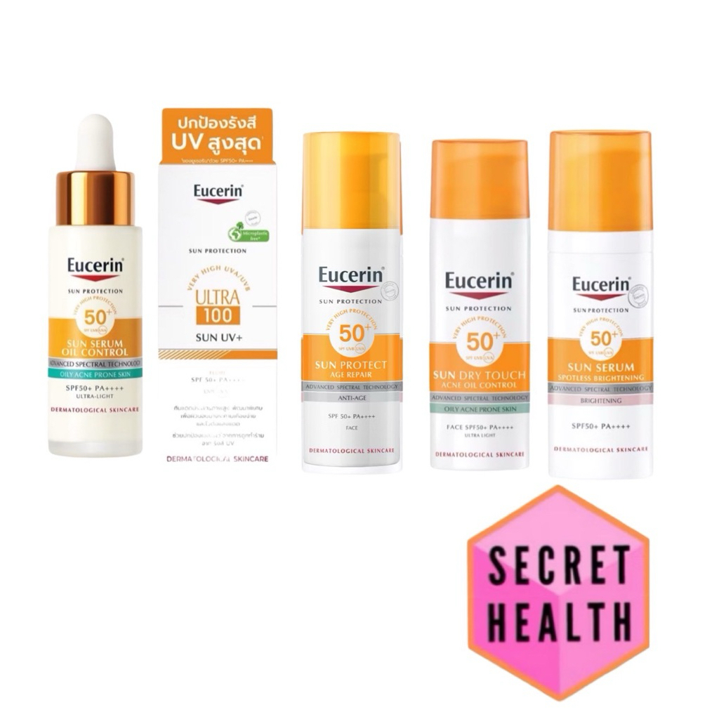 Eucerin SUN DRY TOUCH ACNE / SUN SERUM SPOTLESS BRIGHTENING / Eucerin SUN PROTECT AGE REPAIR SUN SER