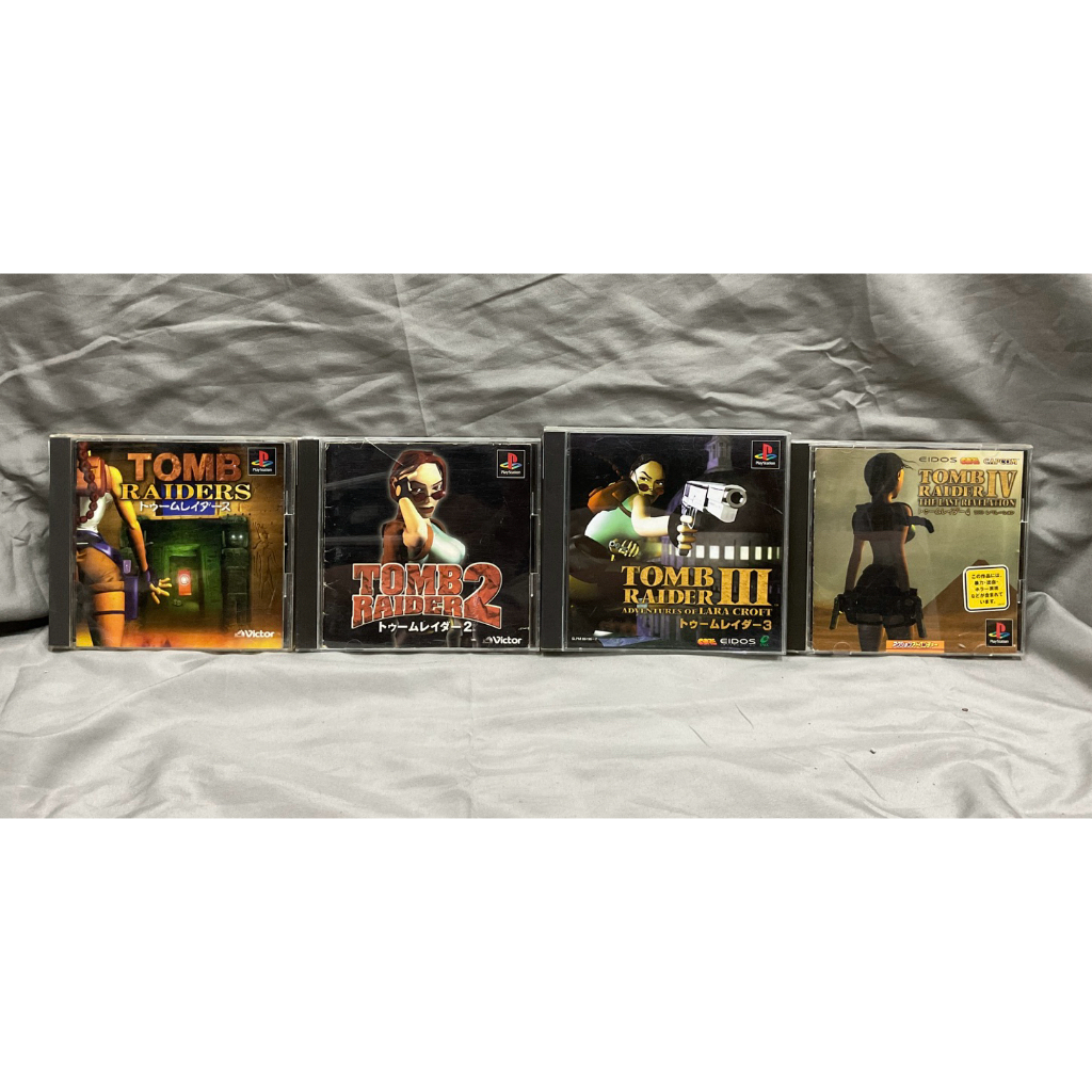 รวมแผ่นแท้ [PS1] Tomb Raider (Japan) Lara Croft Tomb Raider 1 2 3 4 5