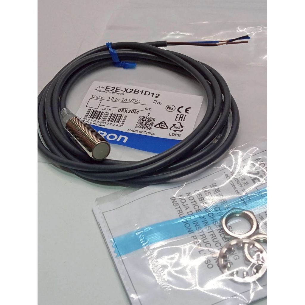 E2E-X2B1D12 คือรหัสของเซนเซอร์ตรวจจับโลหะ (Inductive Proximity Sensor) คุณภาพสูงในซีรีส์ E2E NEXT