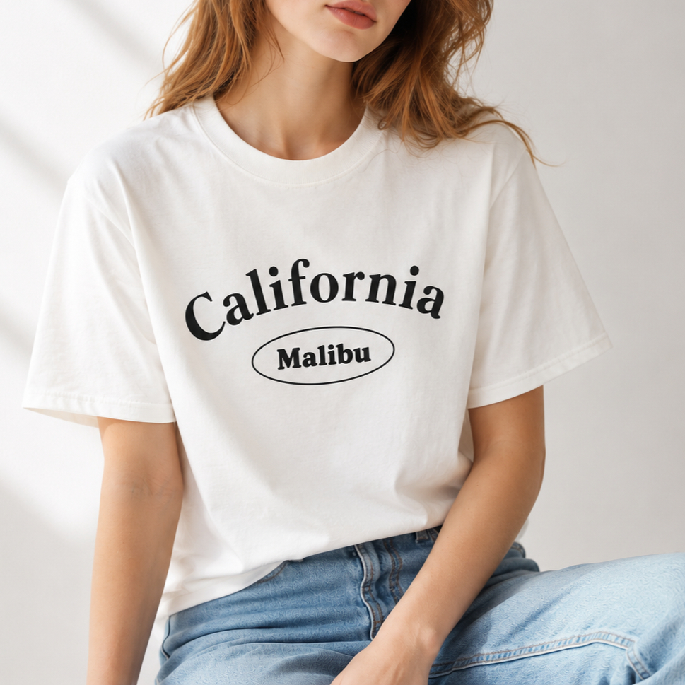 เสื้อยืด ลาย : California Malibu (Unisex) - sherbet.teeshop