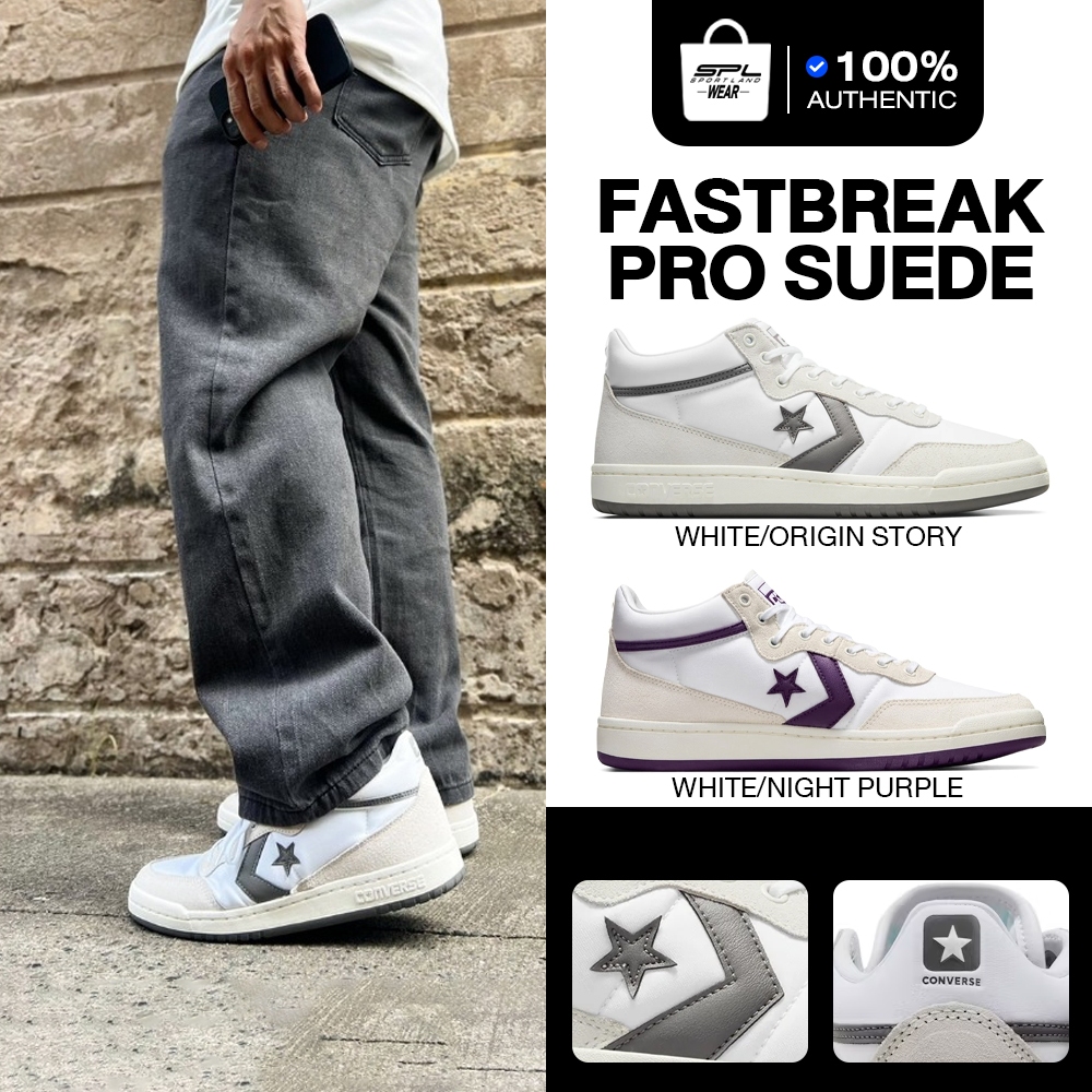 Converse Collection รองเท้าผ้าใบ รองเท้าแฟชั่น Fastbreak Pro Suede MID A08854CMS4WTPP / A08855CMS4WTGY (3600)