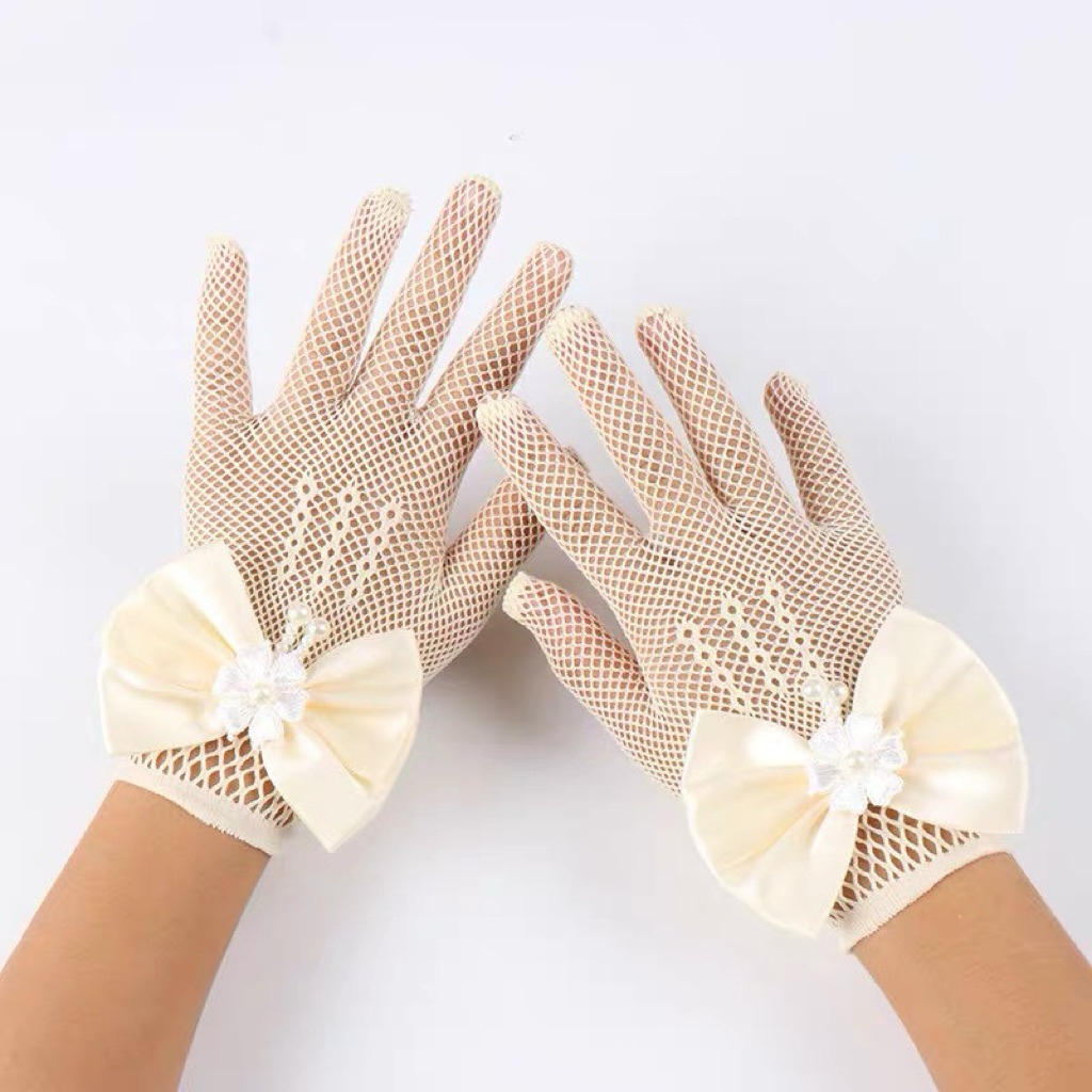 พร้อมส่ง จากไทย ถุงมือตาข่าย ใส่ได้ทั้งเด็ก/ผู้ใหญ่ รูปที่ 7