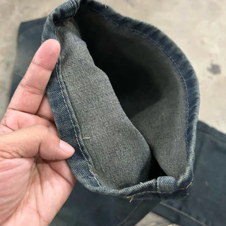 #629 (XS-6XL) jinjeans กางเกงยีนส์ขาม้าผ้าไม่ยืด ไซส์ใหญ่เอวสูง