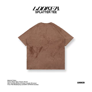 เสื้อยืดฟอกสลัดสี LOOKER® — SPLATTER TEE