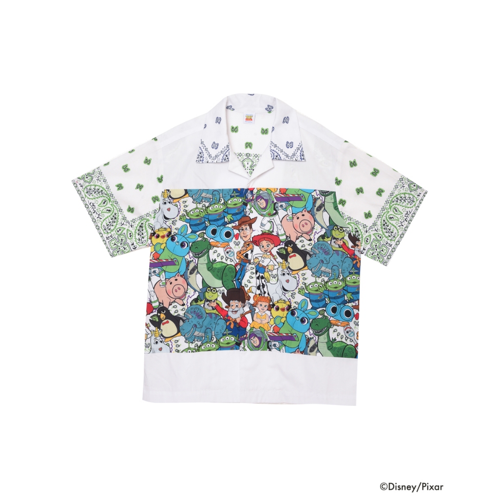 Kloset and Etcetera Playful Pals Shirt (Toy26-18) เสื้อเชิ้ตโอเวอร์ไซซ์
