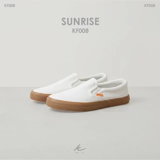 KIM&CO. Sunrise(KF008W) รองเท้าผ้าใบกันน้ำ แฟชั่นผู้หญิง สลิปออนมินิมอลกันน้ำ นุ่มสบาย ไม่ต้องกลัวฝน