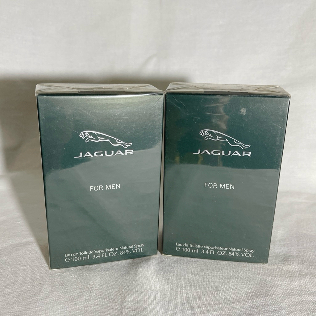 หายากรุ่นดั้งเดิมขวดสีเขียว(ปี2017)Jaguar For Men edt 100ml