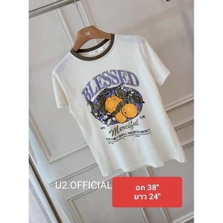 U2 เสื้อยืดผ้าสลาฟ พิมพ์ลายการ์ตูน น่ารัก มีหลายลาย