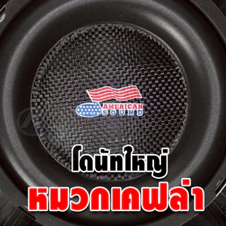 AMERICAN SOUND ซับ 6.5 นิ้ว เหล็กปั๊ม วอยซ์คู่ วอยซ์ 38mm. แม่เหล็ก100mm. หนา20mm. AMS-6138K AudioAdvance