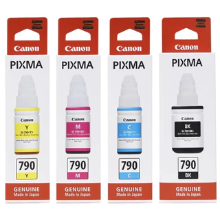 Canon GI-790 Ink Bottle หมึกเติมแท้ (เลือกสี) | สำหรับ G1000 / G2000 / G3000 / G4000 Series