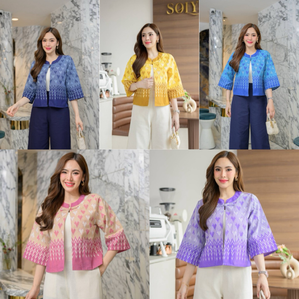 เสื้อคลุมผ้าฝ้าย เสื้อคลุมสีดำ เสื้อคลุมใส่สบาย รูปที่ 2