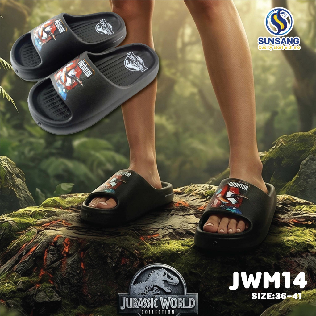 JURASSIC 18 - รองเท้าแตะผู้ใหญ่ลิขสิทธิ์แท้ไซซ์ 36-41