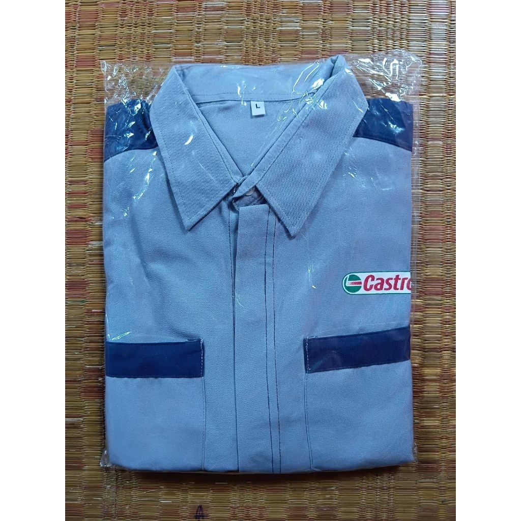 เสื้อช็อปช่างน้ำมันเครื่อง Castrol