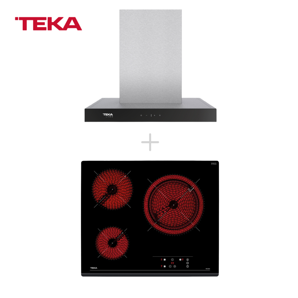 TEKA เครื่องดูดควัน รุ่น LDH TC 60SS + เตาไฟฟ้าเซรามิก รุ่น TZ 6315