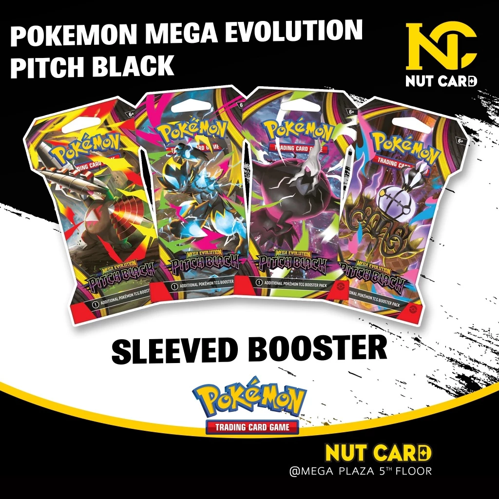 [Pokemon] Mega Evolution—Pitch Black Sleeved Booster Pack (1ซอง)