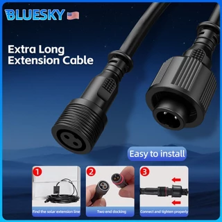 Bluesky ซื้อ 1 แถม 1 ไฟโซล่าเซลล์ 100000W หลอดไฟโซล่าเซลล์ solar light ไฟตุ้ม3สี แบตนาน12-48ชั่วโม เปิด-ปิด