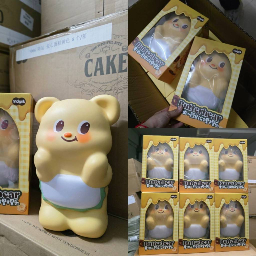 Molynk Squishy ไซส์บิ๊กเบิีม น้องหมีเนย butter bear Lotso Flash Zootopia สกุชชี่ตัวใหญ่