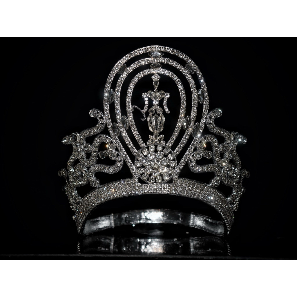 The paper crown  Miss Universe Crown Diy(ฐานโค้ง)