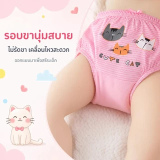 [ยกกล่อง 5 ตัว หลายไซส์] กางเกงในเด็กผู้หญิง ผ้าฝ้าย 100% นุ่มสบาย ระบายอากาศดี พร้อมส่ง จากไทย ลายการ์ตูนเจ้าหญิง