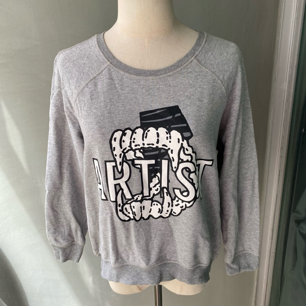 USED Zadig & Voltaire grey sweatshirt size M