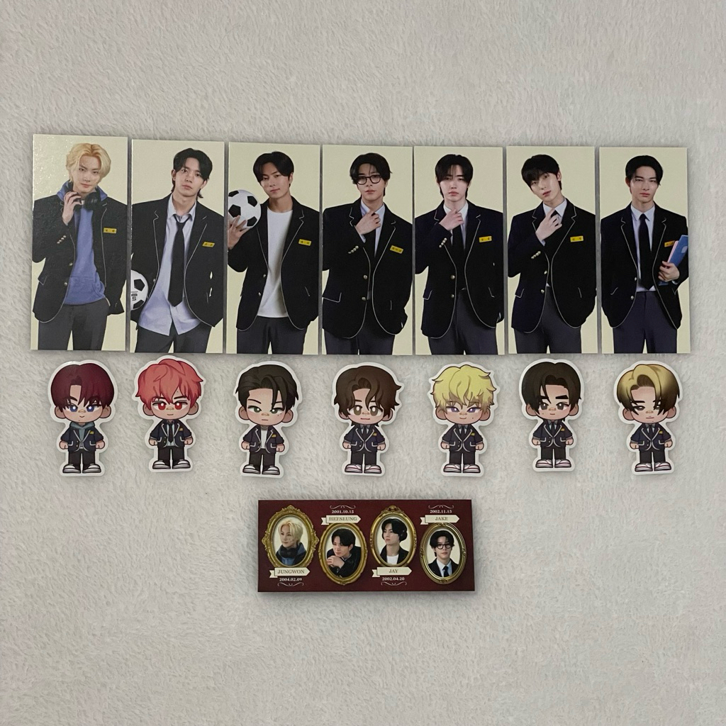 [ENHYPEN] พร้อมส่ง ENHYPEN WORLD COUPON CARD COLLECTION (HIGH SCHOOL ver.)