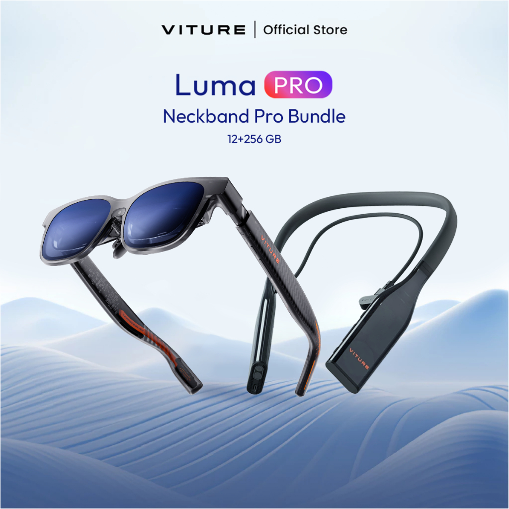 VITURE Luma Pro + Neckband Pro 12+256GB Bundle- Support 3DoF รองรับ 3D หลายหน้าจอ เหมาะสตรีมมิ่งเกม