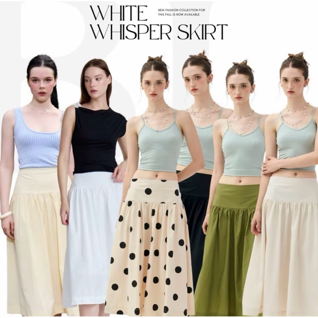 white whisper skirt📍
