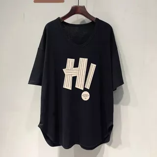 พร้อมส่งในไทย**เสื้อยืดโอเวอร์ไซส์ มีหลายขนาด สกรีนลายด้านหน้า ไม่หนา Y346