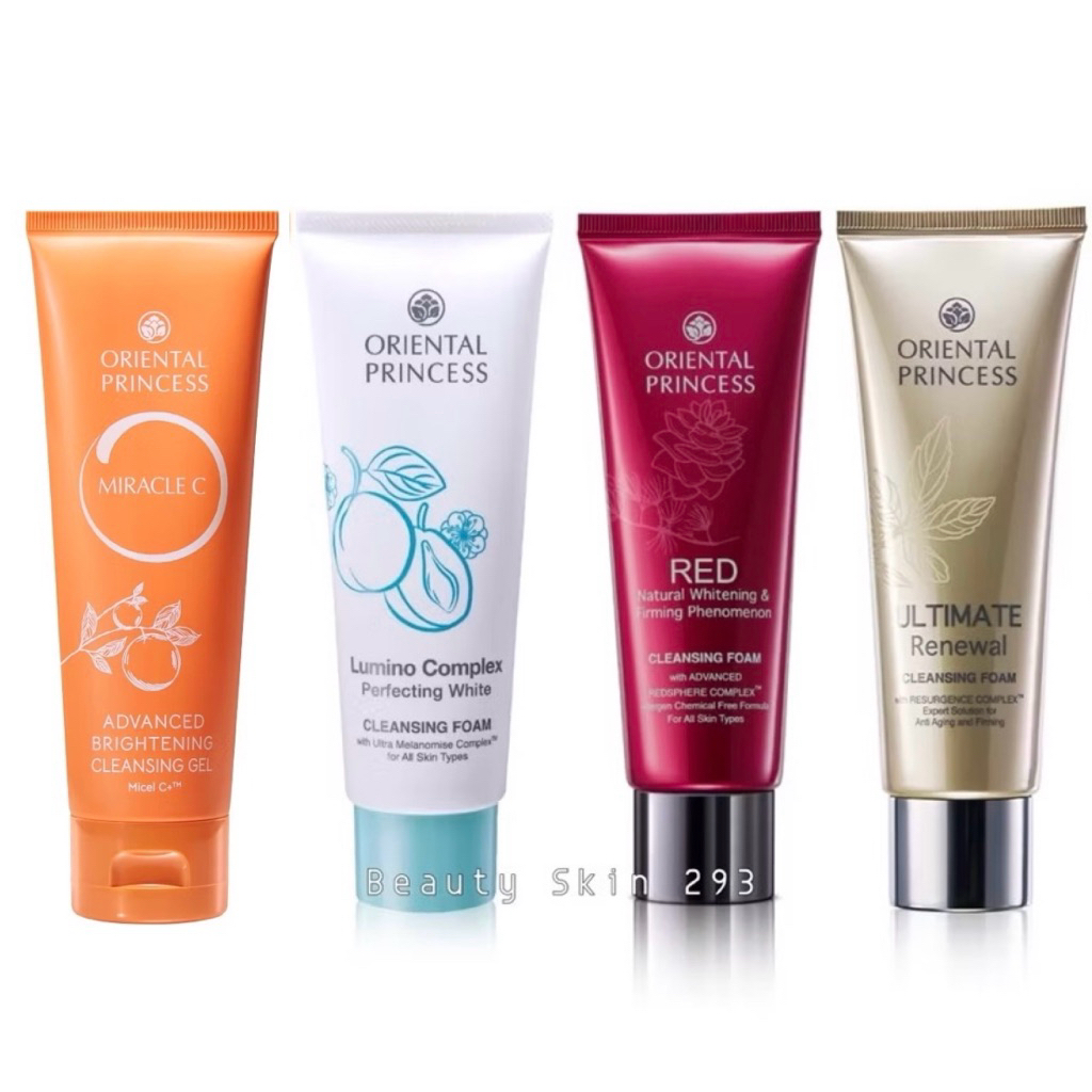 เจลล้างหน้า Oriental Princess Natural Power C Miracle Brightening Complex Clear Cleansing Gel 100g.(แถมถุง)