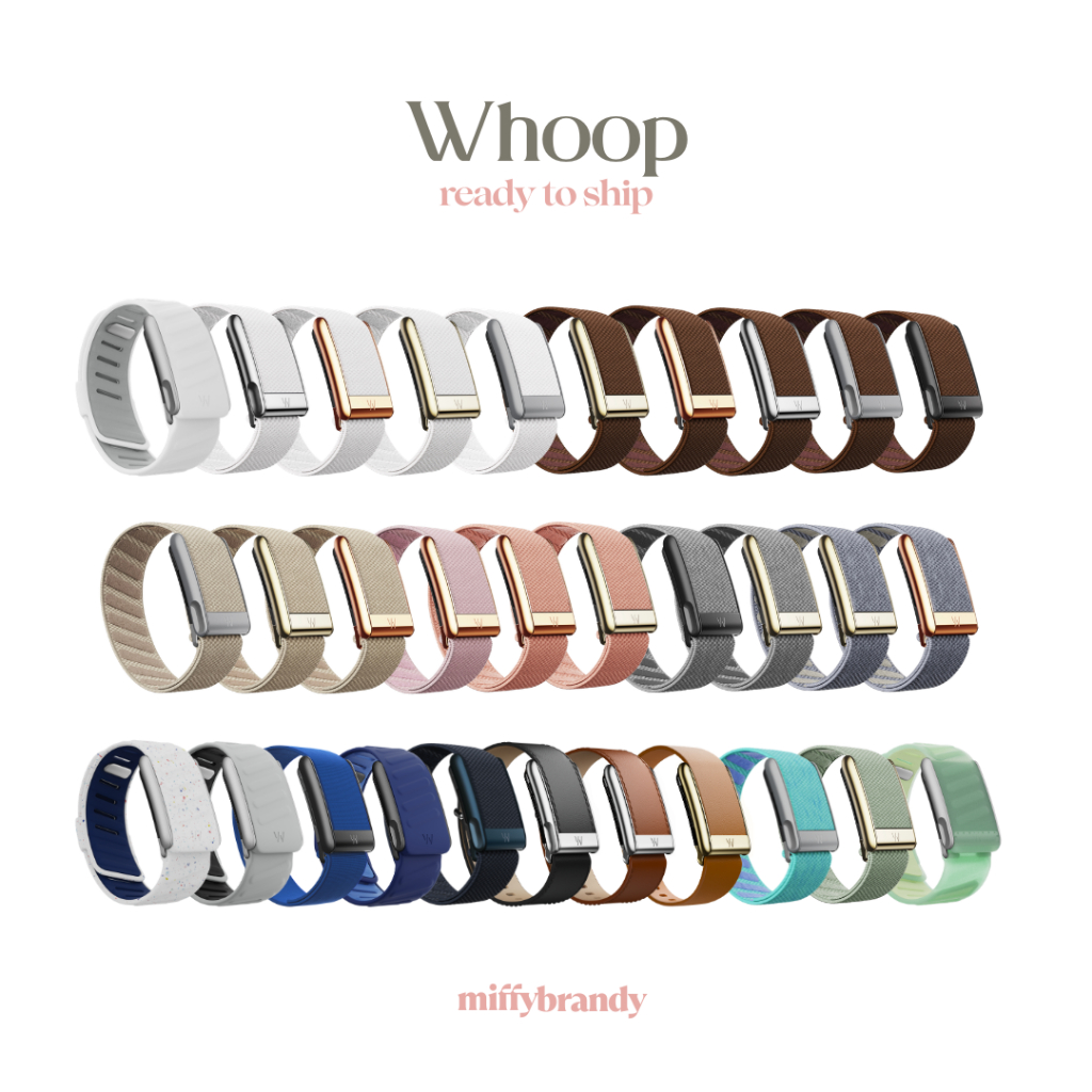 มีสี walnut 🤎สายสำรอง WHOOP 5.0 / WHOOP MG 🇺🇸
