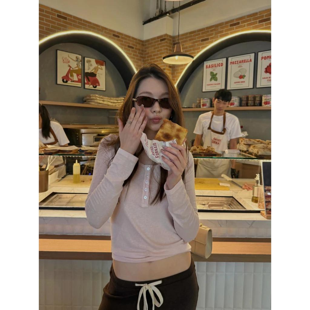 MALISTA - Loonly love top เสื้อแขนยาว