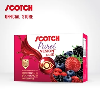 Scotch สก๊อต เพียวเร่ เบอร์รี่สูตรใหม่ เพิ่มยังเบอร์รี่ 40 มล. (แพ็ก 12 ขวด) จำนวน 1 แพ็ก (บำรุงสายตา) หมดอายุ 04 2031