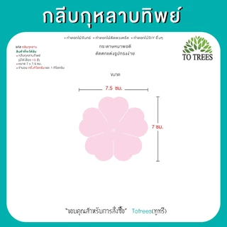 Totrees กลีบกุหลาบทิพย์ ทำดอกกุหลาบ ทำดอกไม้จันทน์ ทำดอกไม้DIY มีให้เลือก 13 สี ครึ่งโล และ1กิโลกรัม/สี รหัส กลีบกุหลาบ