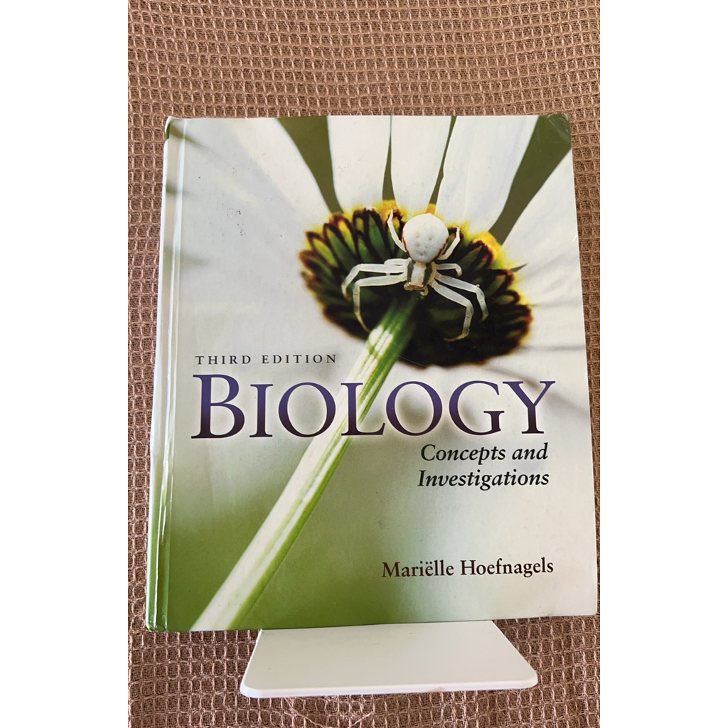 Biology: Concepts and Investigations (ฉบับพิมพ์ครั้งที่ 3) เขียนโดย Mariëlle Hoefnagels มือสอง