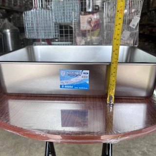 ถาดสแตนเลสรุ่นหนาพิเศษเกรด 304 ลึก10cm มี2ขนาดคือ45x35x10CM และ 60x40x10CM ,ถาดสแตนเลสใส่อาหารรุ่นหนาพิเศษ และ ลึกพิเศษ