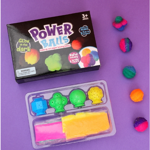Power Balls ลูกเด้ง ลูกบอล เรืองแสง ของเล่น ทดลอง วิทยาศาสตร์ DIY Bouncing Luminous Grow in the Dark