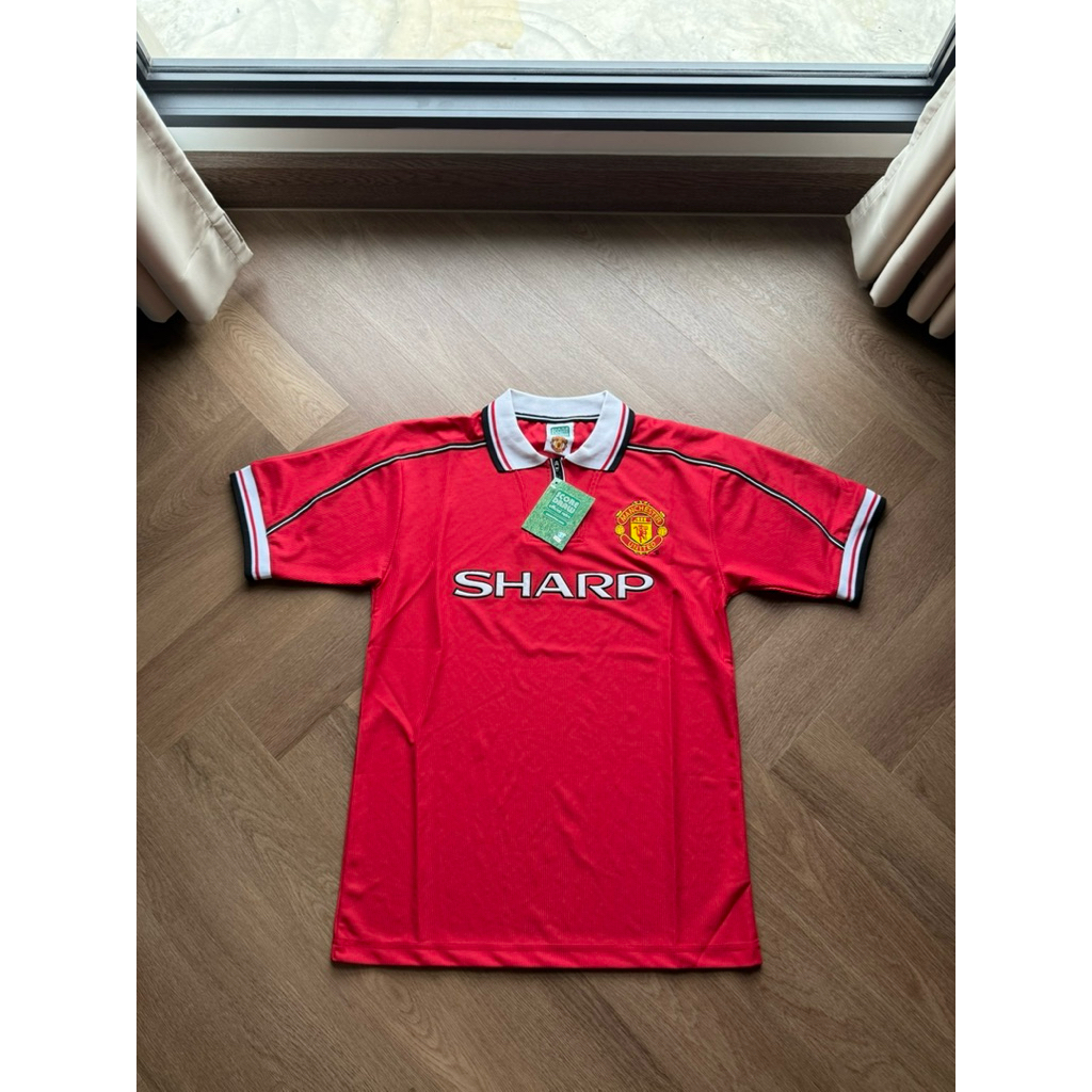 แมนเชสเตอร์ ยูไนเต็ด 1998/00 Home Retro ของแท้ โดย score draw