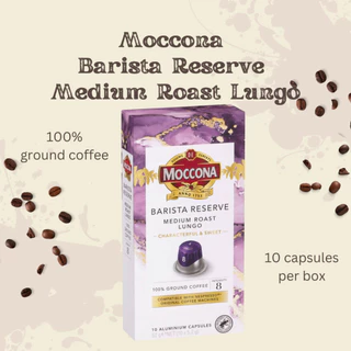 มอคโคน่า กาแฟแคปซูลอะลูมิเนียม 1 กล่อง มี 10 แคปซูล Coffee Aluminium Capsule